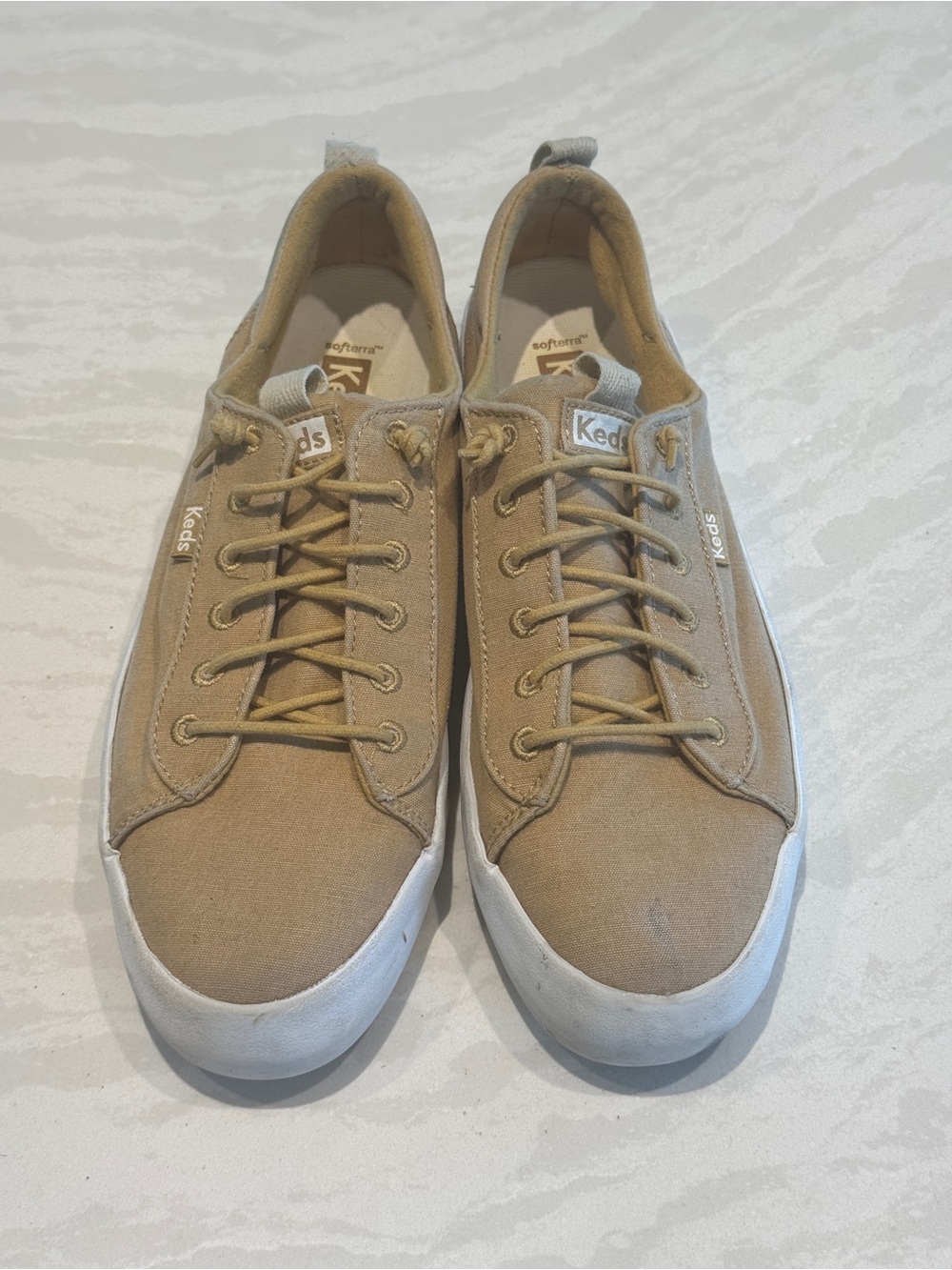 Keds Women’s Canvas Sneakers in Tan